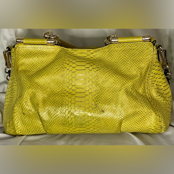 Coach Chartreuse (Yellow-green) Satchel - Picture 13 of 13